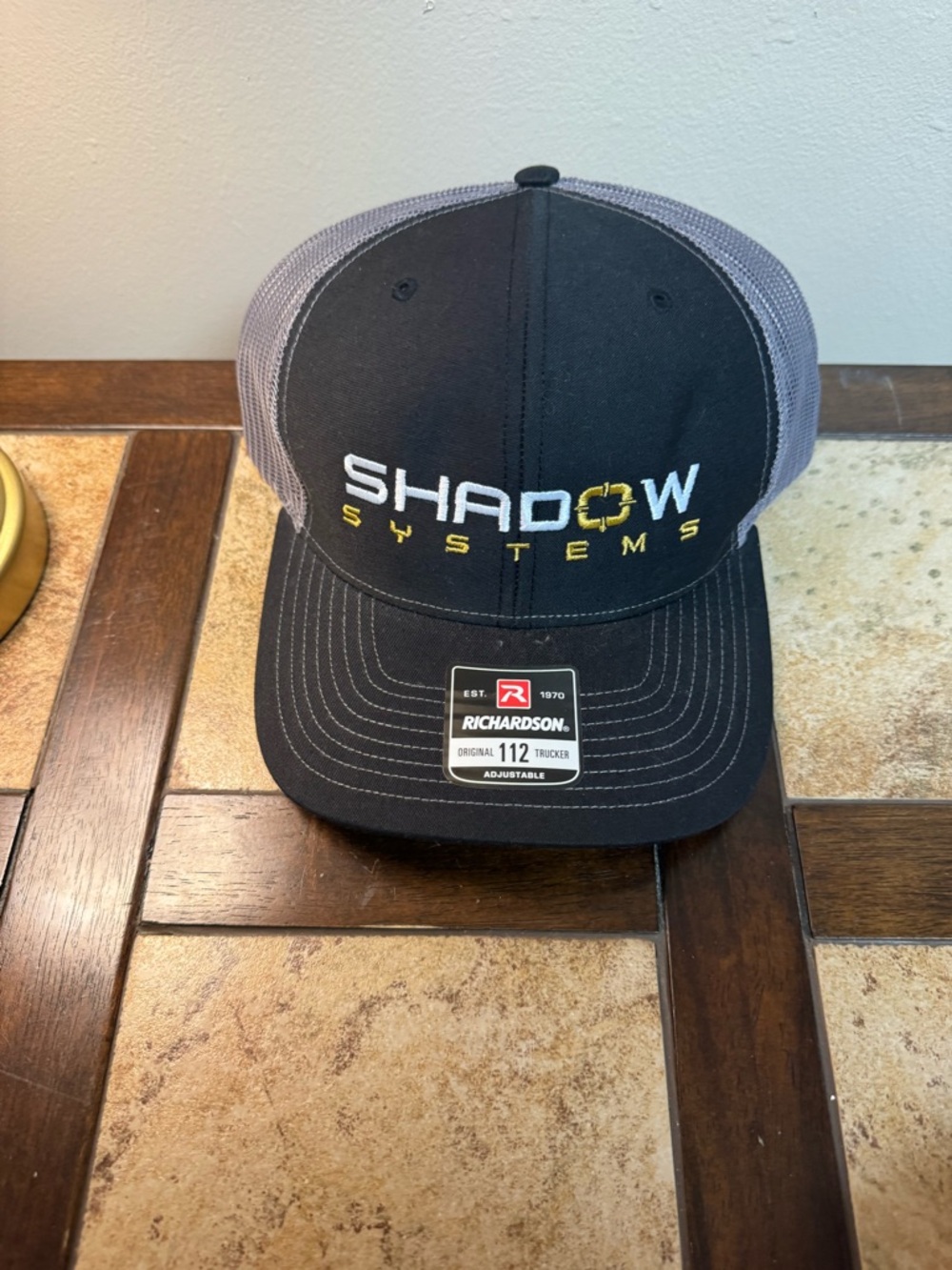 Black & Gray Richardson Trucker Hat